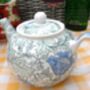 Two Cup Teapot In William Morris Anemone Design, thumbnail 3 of 8