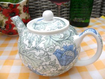 Two Cup Teapot In William Morris Anemone Design, 3 of 8