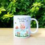 Hogs And Kisses Pig Mug | Personalised Pig Cup, thumbnail 1 of 5