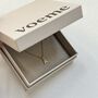 Personalised Pave Initial And Chain Necklace, thumbnail 3 of 4