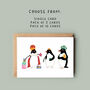 'We Three Pengwingkings' Penguin Christmas Cards, thumbnail 3 of 10