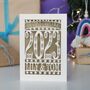 Our First Christmas 2023 Personalised Papercut Card, thumbnail 3 of 11