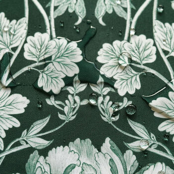 Circular Garden Outdoor Seat Pads Summer Green And White, 2 of 4