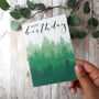 Watercolour Forest Birthday Card, thumbnail 2 of 2