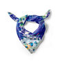 'Chelsea Morning' Floral Leopard Print Silk Scarf, thumbnail 6 of 9