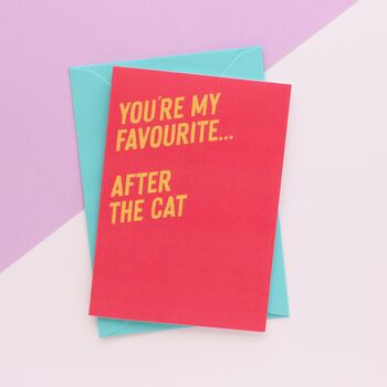 You're My Favourite After The Cat Card, 3 of 4