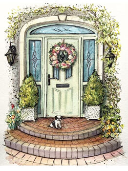 Personalised Front Door Illustration, 2 of 6
