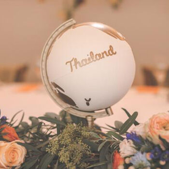 Personalised Centre Piece Globe, 5 of 5