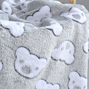Personalised Teddy Blanket For A Baby, 3 of 6