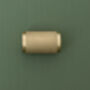 Cylindrical Knurled Cabinet Knob 16mm Satin Brass, thumbnail 2 of 9
