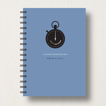 Personalised Running Lover's Journal Or Notebook, 7 of 10