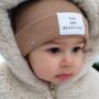 Children's Unisex Hat Cotton Beanie Gift Pink Rose Rain, thumbnail 4 of 10