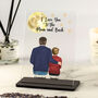 Personalised Grandad Moon And Back Plaque, thumbnail 1 of 9