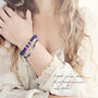 Ombre Blue Sapphire Bracelet In Silver Or Gold, thumbnail 10 of 11