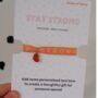 Stay Strong Wristband With Personalised Message, thumbnail 1 of 4