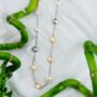 Freshwater Large White Grey Pearl Necklace And Earrings, thumbnail 5 of 5