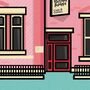 East Dulwich Picture House Colourful Illustration Print, thumbnail 3 of 5