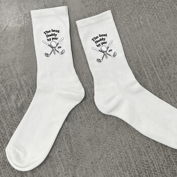 Personalised Sports Socks For Golfers, 2 of 3