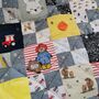 Baby Clothes Blanket, Memory Quilted T Shirt Blanket, Keepsake Patchwork Quilt, Toddler Clothes Quilt, Kids Clothes Quilt, thumbnail 6 of 11