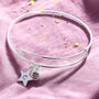 Personalised Star Birthstone Bangle, thumbnail 4 of 9