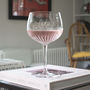 Crystal Cut Personalised Gin Glass, thumbnail 1 of 8