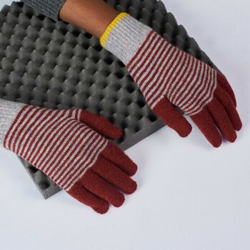 Men's Lambswool Gloves And Fingerless Mitts, 2 of 12