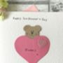 Personalised 1st Mother's Day Bear Card, thumbnail 1 of 3