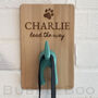Personalised Dog Lead Hanger. Lead The Way, thumbnail 5 of 7