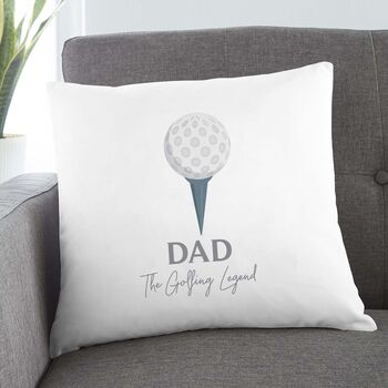 Golfing Legend Cushion, 2 of 2