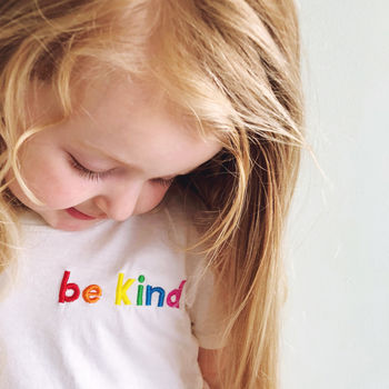 'Be Kind' Kid's T Shirt, 4 of 7