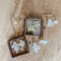 Tiny Distressed Brass Photo Frame, thumbnail 2 of 4