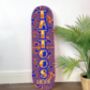 Tattoos Here Sign Clear Acrylic Skateboard Deck, thumbnail 6 of 8