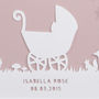New Baby Or Christening 'Blessings' Paper Cut Or Print, thumbnail 3 of 4