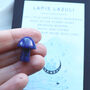 Lapis Lazuli Mushroom – Wisdom And Truth Pocket Crystal, thumbnail 2 of 4