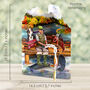 Fishing Pop Up Swing Greetings Card, thumbnail 2 of 5