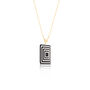 Matching Earrings And Necklace Set | Black And White, thumbnail 5 of 10