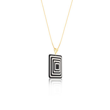 Matching Earrings And Necklace Set | Black And White, 5 of 10