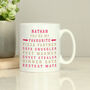 Valentines Gifts For Him My Favourite Person Coffee Mug, thumbnail 4 of 7