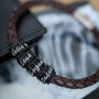 Personalised Bracelet For Men With Engraved Rings, thumbnail 1 of 10