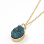 Oval Druzy Necklace, thumbnail 2 of 6