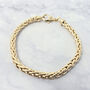 Eternal Luxe Gold Plated Interwoven Majesty Bracelet, thumbnail 1 of 6