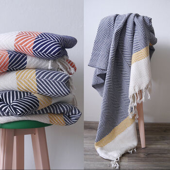 Handwoven Cotton Soft Throw, 7 of 12