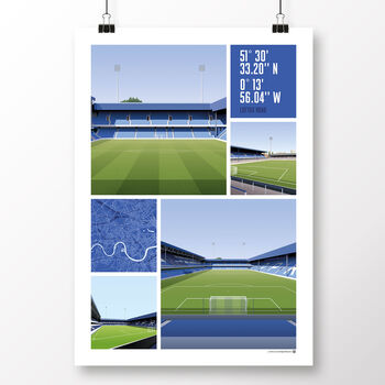 Qpr Views Of Loftus Road Poster, 2 of 7