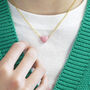 Magnetic Heart Front Fastening Necklace, thumbnail 2 of 11