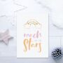 Reach For The Stars, Gold Foil Print, thumbnail 1 of 2