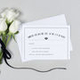 Art Deco Style Estelle Wedding Invitation, thumbnail 4 of 5