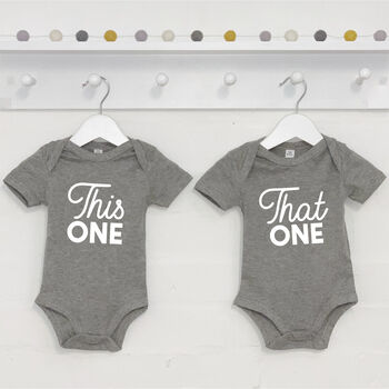 Twins This One And That One Babygrow Set, 4 of 5