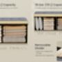 Foldable Storage Bench Ottoman With Lid, thumbnail 6 of 7