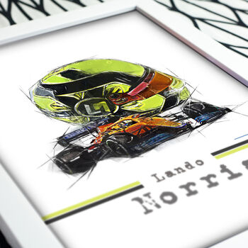 Lando Norris Graphic Designed F1 Poster, 2 of 4