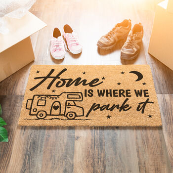 Home Is Where We Park It Camping Doormat, 2 of 3